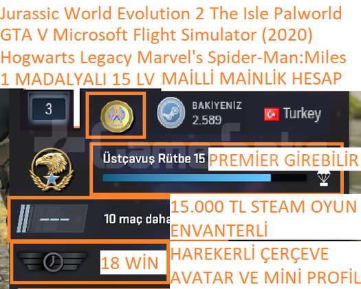 1 MADALYALI 15 LV GTA V Hogwarts Legacy Microsoft