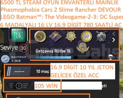 6 MADALYALI 16 LV 16.9 DİGİT LEGO Batman 3-2-1 B