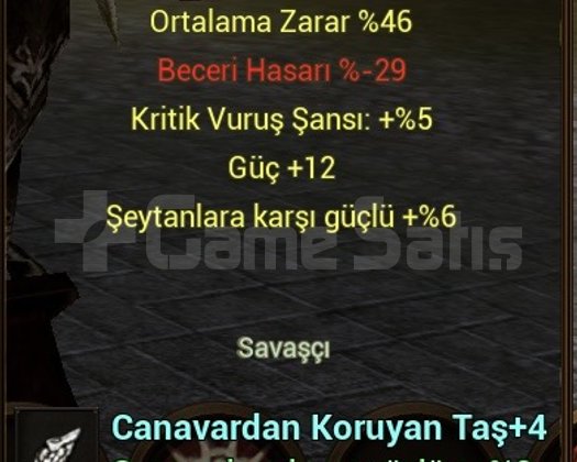MOBİLE2 KİN KILICI SVDE TEK