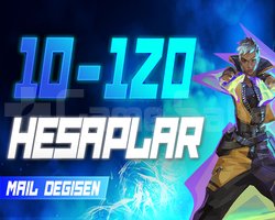 10-120 SKIN MAİL DEĞİŞEN PREMIUM HESAPLAR