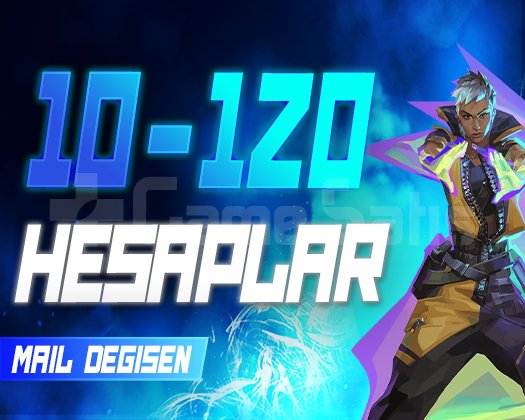 10-120 SKIN MAİL DEĞİŞEN PREMIUM HESAPLAR