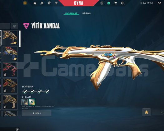 Valorant Mainlemelik Güzel Hesap İyi skinler