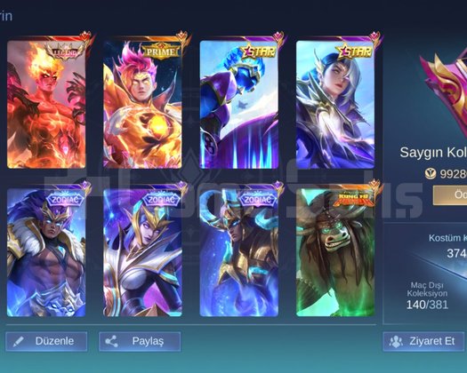 VALIR LEGEND/CLAUDE PRIME/KUNG FU THAMUZ/374 SKIN