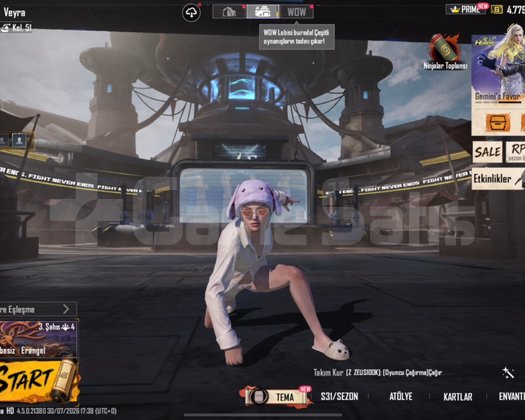 YÜCE SAVASCI+GLADYATOR!!! 10 KILL CHAT KIZ HESABI