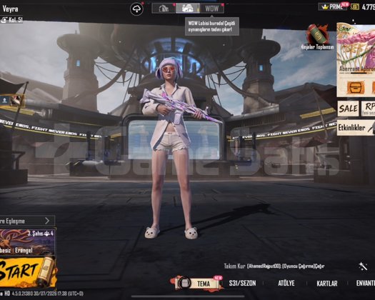 YÜCE SAVASCI+GLADYATOR!!! 10 KILL CHAT KIZ HESABI