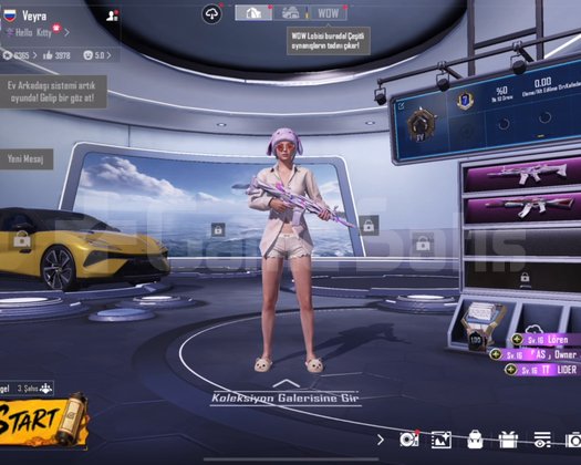 YÜCE SAVASCI+GLADYATOR!!! 10 KILL CHAT KIZ HESABI