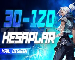 30-120 SKIN MAİL DEĞİŞEN PREMIUM HESAPLAR