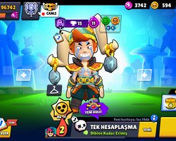 96 k BRAWL STARS + 13k CLASH ROYALE Hesap kaçmaz