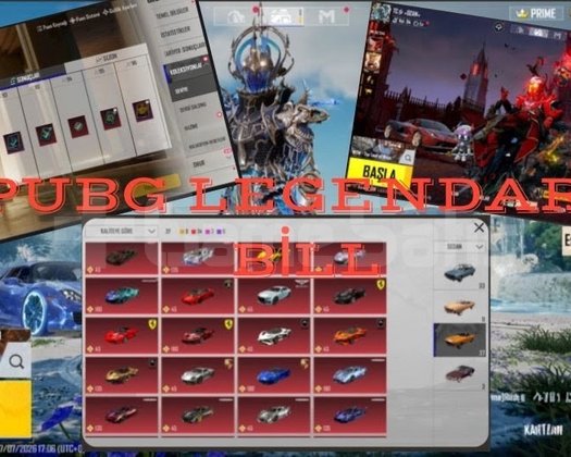PUBG MOBİLE EFSANEVİ HESAP