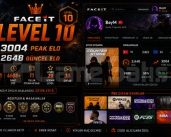 FACEIT LVL 10 | 2600+ ELO | 4000 MAÇ | 4600+ SAAT