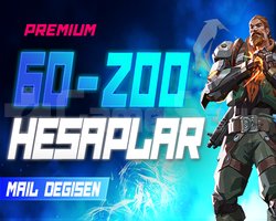 60-200 SKIN MAİL DEĞİŞEN PREMIUM HESAPLAR