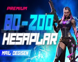 80-200 SKIN MAİL DEĞİŞEN PREMIUM HESAPLAR