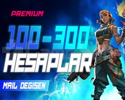 100-300 SKIN MAİL DEĞİŞEN PREMIUM HESAPLAR