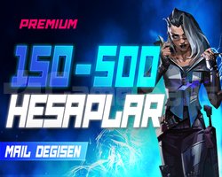 150-500 SKIN MAİL DEĞİŞEN PREMIUM HESAPLAR