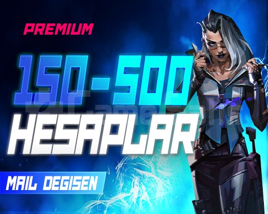 150-500 SKIN MAİL DEĞİŞEN PREMIUM HESAPLAR