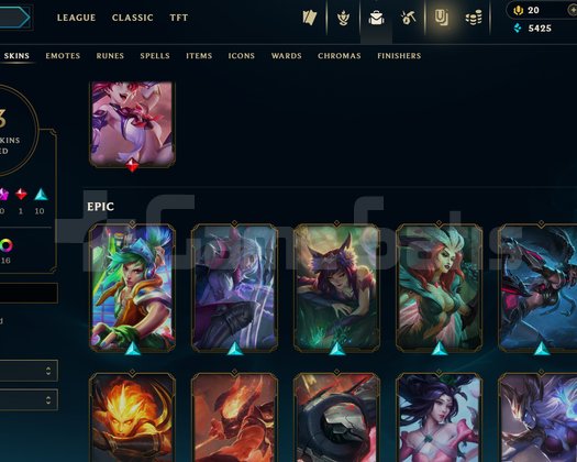 TR Zümrüt 2 0-1 başlamış 139 level 73 Skin hesap
