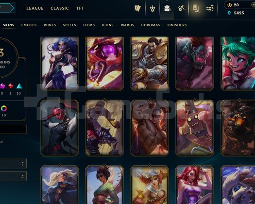 TR Zümrüt 2 0-1 başlamış 139 level 73 Skin hesap