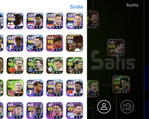 KG 3250 5 BOMBACI+MESSİ+DOKU+BONUCCİ+MATHAUS