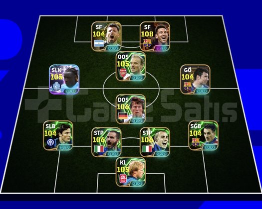 KG 3250 5 BOMBACI+MESSİ+DOKU+BONUCCİ+MATHAUS