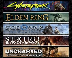 Cyberpunk +Elden +Ragnarök +Sekiro +Uncharted