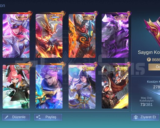 Mlbb acil satilik hesap uygun Mos 70wr