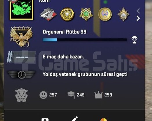13 MADALYA | 2000 SAAT CS2 | 9 YILLIK | 22 LVL STM