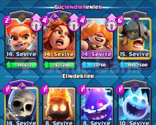 Clash royale satilik hesap