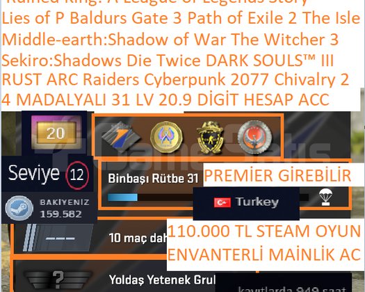 RUST ARC Raiders Cyberpunk 2077 Chivalry 2 DARK SO