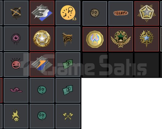 9 MADALYALI 33 LV 2.906 CS 2 SAATLİ 2000 TL STEAM