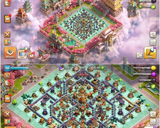 TH16 MAX | NADİR ARKAPLAN!! FULL MAX KÖY!!