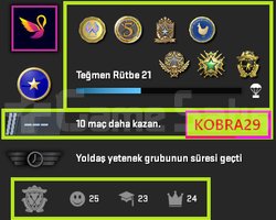 FACEİT+ 8 MADALYA 579 WİN 1483 SAAT SEÇKİN