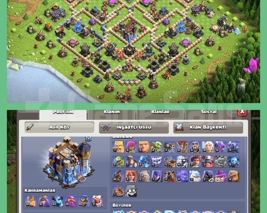 TH18 FULL MAX!! | SON SEVİYE KÖY!! DEHŞET HESAP!!!