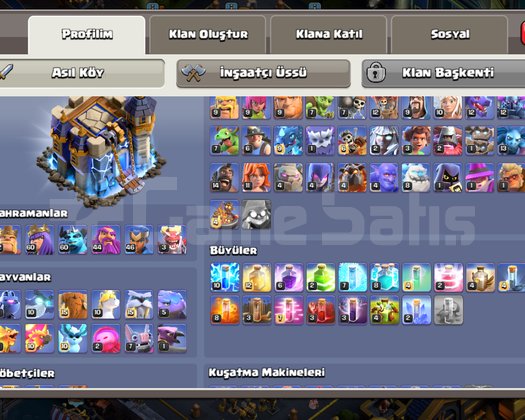 TH18 MAX ÖZEL ARKAPLAN | 7.5K TAŞ | EFSANE KÖY!!