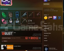 rust +4050 saat +120 skin İLK MAİL 10 level