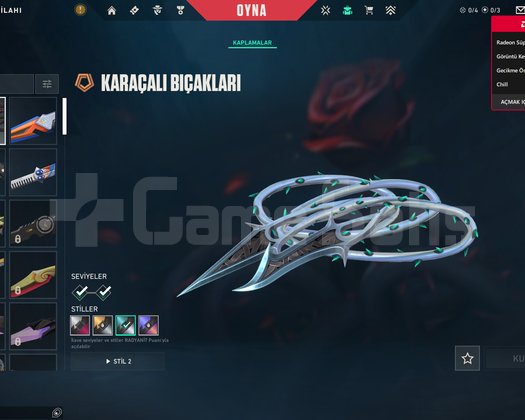 Mailli Tr 3 Vandal 3 Bıçak 3 Phantom Dolu