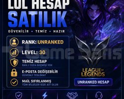 LoL Unranked Level 30 Hesap Satılık!