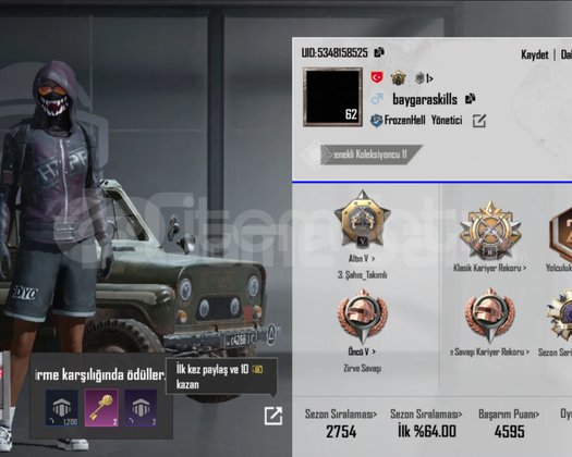 7 Yıllık Kişisel PUBG Mobile Hesabı!