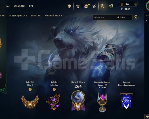 TR Gold 2 | 98 Kostüm - 142 Hero | LoL