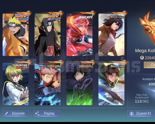 Mega 2 Tr hesap full dolu
