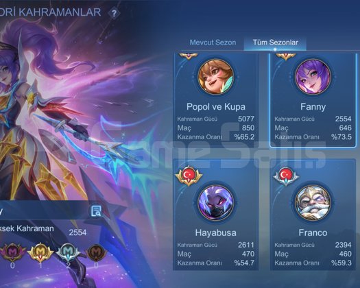 FANNY MAİN KÜRESEL KELEPİR HESAP