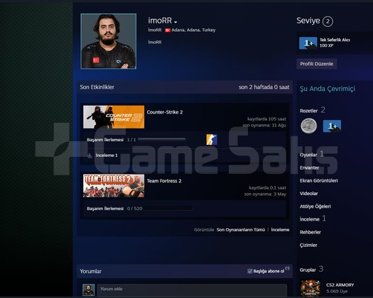 CS2/9 LEVEL/MAİLİ DEĞİŞEN HESAP