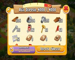 ÇOK UCUZ +70 LEVEL +4.000 DEPO ARAZİ HESABI