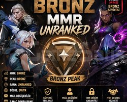 DÜŞÜK ELO BRONZ MMR UNRANKED VALORANT HESAP TR