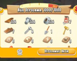ÇOK UCUZ +30 LEVEL 1.000 AĞIL MALZEMESİ DOLU HESAP