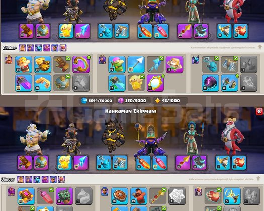 Th18 232 level 30 kostumlu hesap