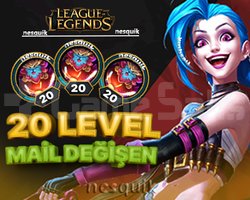 20 LEVEL - MAİL DEĞİŞEN - HESAPLAR!