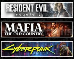 RE Requiem +Mafia +Cyberpunk 2077