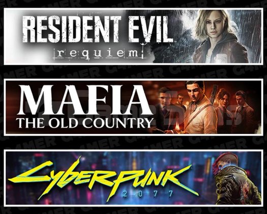 RE Requiem +Mafia +Cyberpunk 2077