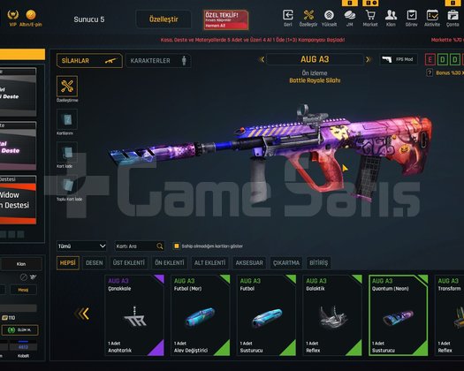 SINIRSIZ KAR98 VE KELEBEK ÖZELLEŞTİRMESİ SAĞLAM