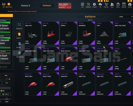 SINIRSIZ KAR98 VE KELEBEK ÖZELLEŞTİRMESİ SAĞLAM